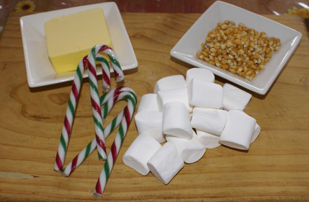 Gluten Free Candy Cane Popcorn Ingredients