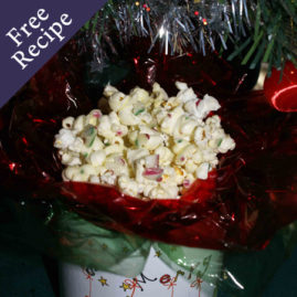Goodness Me Gluten Free Christmas Candy Cane Popcorn