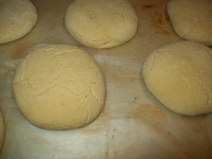 Hamburger Buns rising